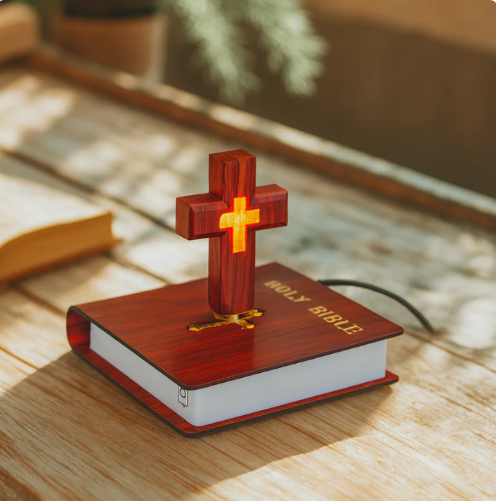 Floating Bible Lamp